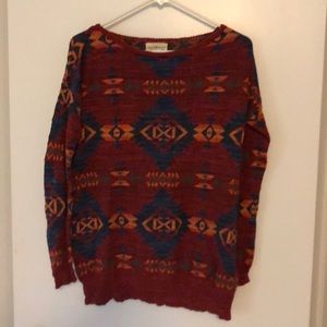 Southwestern sweater
